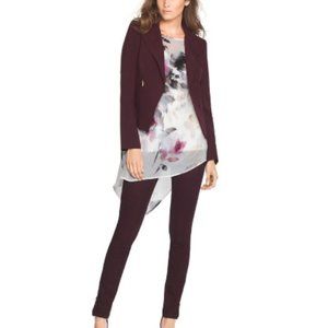 NWT WHBM STITCHED SHOULDER BLAZER, size 4